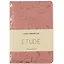 Записная книжка А6 80л лин. "ETUDE" иск.кожа, поролон, тв.переплет, тиснение фольгой, ляссе, инд.уп. — 262425 — 1