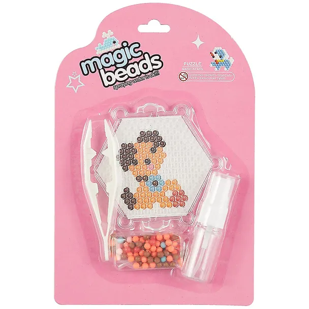 Аквамозаика Magic Beads (11-2796-23) (микс) (основа, пинцет, бутылочка для воды, бусины) (блистер) 2765537 — 1