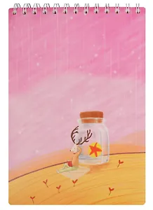 Скетчбук А5+ 100 листов "Deer"