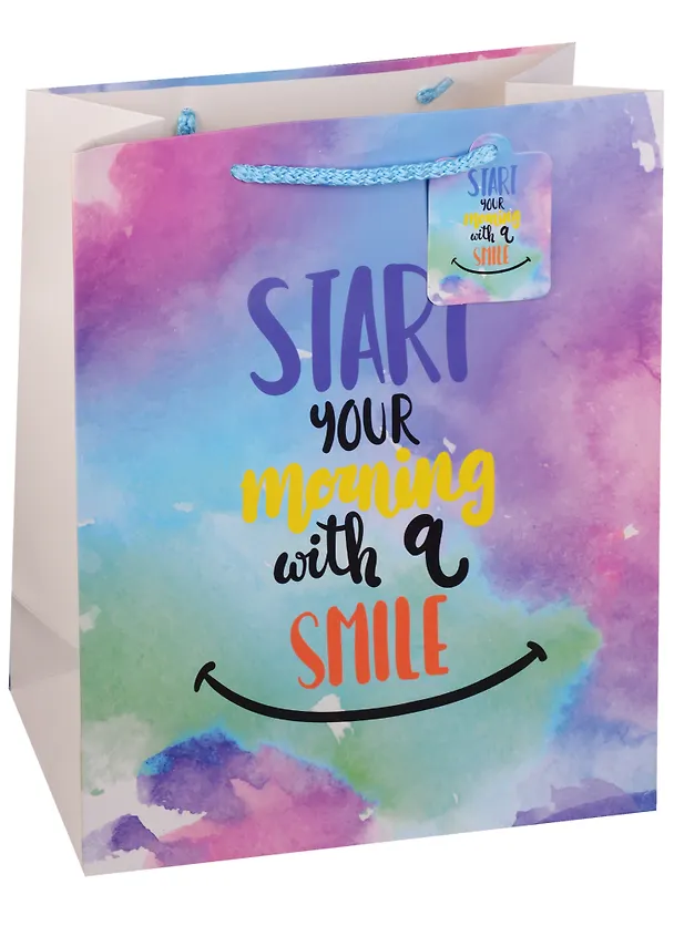 Пакет подарочный бумажный А4 32*26*12.5 "Wishes", нейтр., мат. ламинат, Kairui 243489 — 1