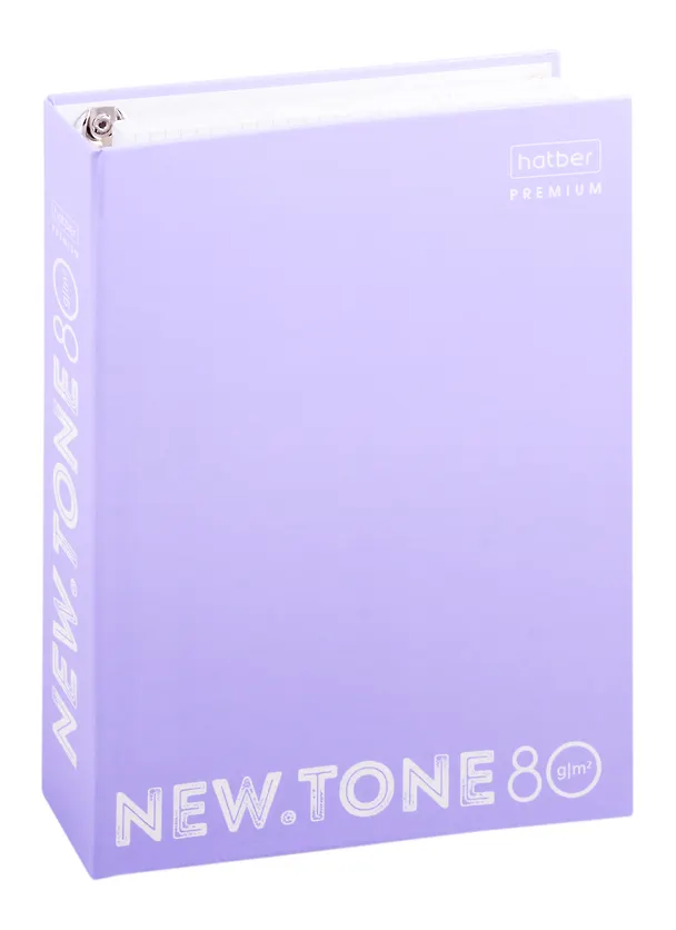 Тетрадь на кольцах «NEWtone PASTEL» в ассортименте 80 листов в клетку, А5, сменный блок - Hatber 257440 — 1