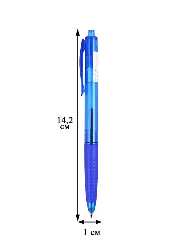 Шариковая ручка синяя автоматическая 0,7 мм, Esprit, Hatber 256920 — 2