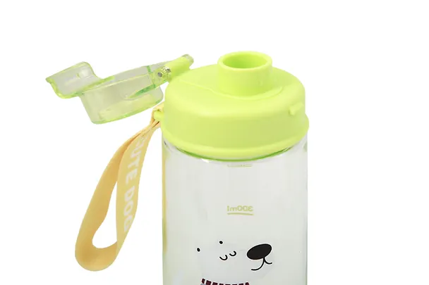Бутылка Собачка Cute Dog (зеленая крышка, пластик) (600мл) (12-7306-202510-STB-53) 3135659 — 4