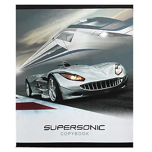 Тетрадь в клетку Unnika, "Сверхскорость (авто)", 48 листов, в ассортименте