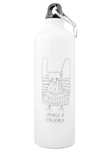 Бутылка для воды Умница и красавица (750 мл)(Наивно?Очень)