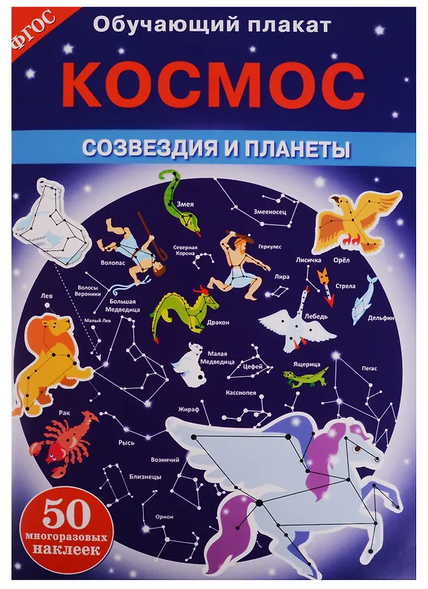 Книга Космос. Созвездия и планеты () — 1