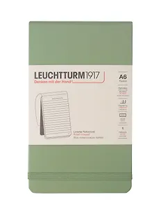 Записная книжка A6 62л лин. "Portrait Pocket" тв.обл., шалфей, Leuchtturm1917