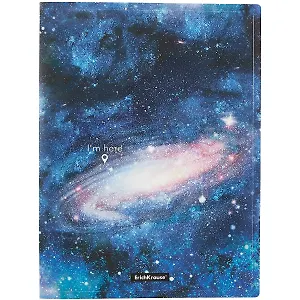 Папка 20ф А4 "Space" пластик, Erich Krause