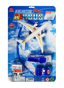 Игрушка, Набор Airbus (самолёт + техника)