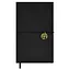 Ежедневник недат. А6+ 105*170 120л "Снейк" черный, кожзам, тв.переплет, на резинке, тонир.блок, ляссе — 2943806 — 1