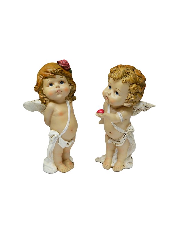 Набор фигурок из 2-х шт. Ангелы Адам и Ева коллекция Amore (16см) (390-499) 2440477 — 1