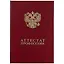 Обложка "Аттестат профессора" бордо, бумвинил — 253310 — 1