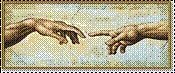 Набор для творчества, Shipper Arts&Crafts Создание картин "Сотворение Адама" , 40х80 см 2261692 — 1