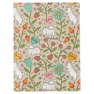 Записная книжка «Зайки на лужайке», 48 листов, А6