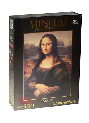 Пазл 500К 30363 Clementoni Музей Леонардо да Винчи Мона Лиза (49х36см) (коробка) 2495018