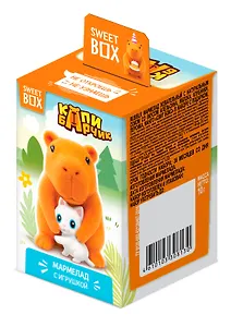 КАПИБАРЧИК SWEET BOX Мармелад с игрушкой/подарком в коробочке, 10г