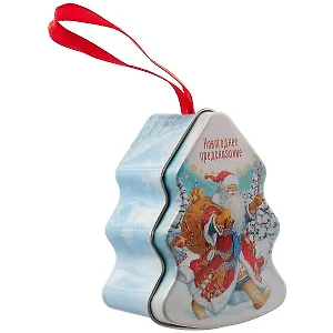 Ёлка с новогодним пожеланием, 5 х 7 см