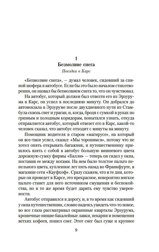 Книга Снег (Орхан Памук) — 9