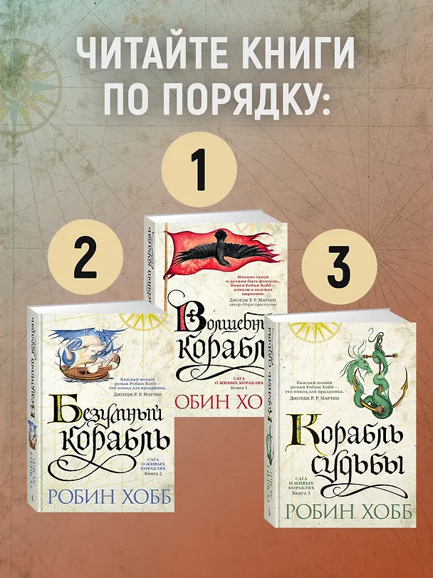 Книга Сага о живых кораблях. Книга 3. Корабль судьбы (Робин Хобб) — 7