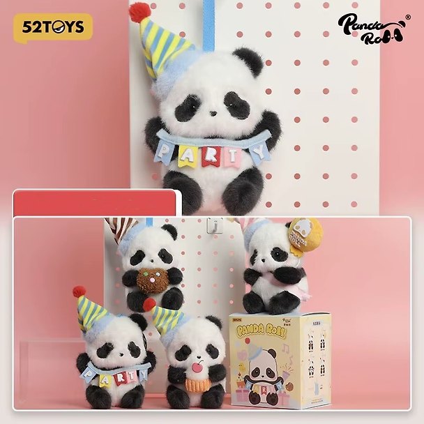 Коллекционный брелок с подвесом Panda Roll, серии "Праздничная панда", 13см, 12-52TOYS-202605, Blind Box, 52 Toys, 15+ 3158347 — 1