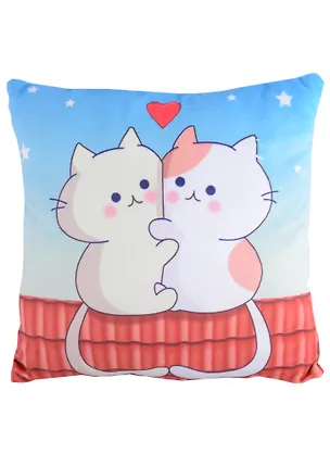 Подушка-игрушка "Веселые коты на крыше" 2899748