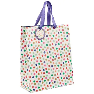 Подарочный пакет «Colorful dots» А4