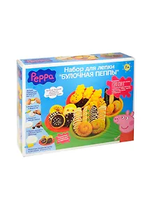 Набор для лепки Булочная Пеппы (24054) (6цв.) (260гр.) (2 форм.+аксес.+клеенка) (Peppa Pig) (3+) (коробка)