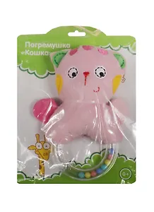 Игрушка развивающие Погремушка Кошка (93635) (0+) (упаковка)