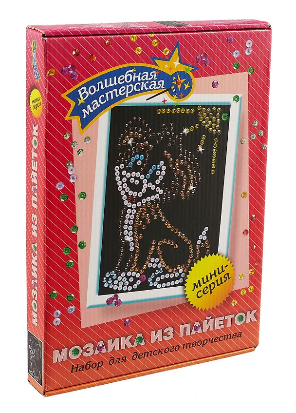 Мозаика из пайеток. Щенок. -Россия: (Набор для детского творчества). М 021 438208 403593 — 1