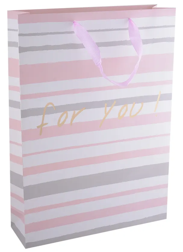 Пакет А3 33*46*10 "For you" жен., бум., тиснение надпись 2892483 — 1