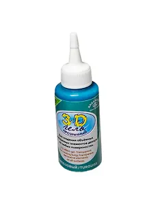 Гель 3D-эффект 50мл. бирюзовый (К3511) (флакон с дозатором)