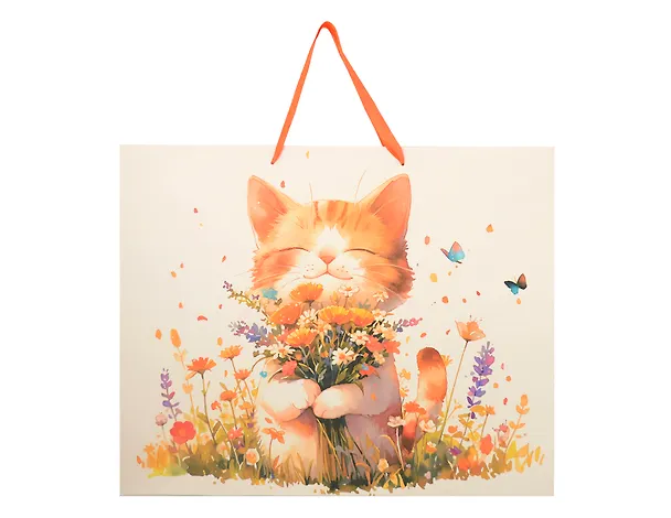 Пакет А3+ 40*50*15 "Котик" жен., бум.мат.ламинат 3127187 — 2