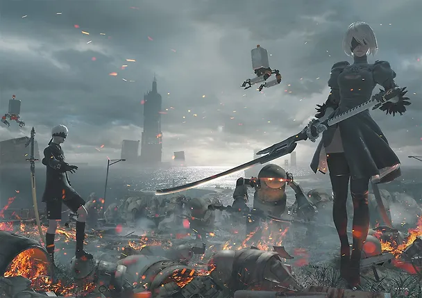 Книга Путеводитель по миру NieR: Automata. Результаты исследования руин города (Square Enix) — 9