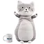 Мягкая игрушка Кот серый на спине (70 см) — 2640244 — 3