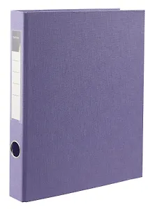 Папка 2кольца А4 фиолетовая, ПВХ, Schiller