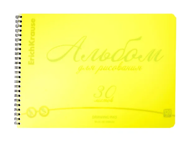 Альбом для рисования «Neon жёлтый» Erich Krause А4, 30 листов, спираль 3108546 — 4