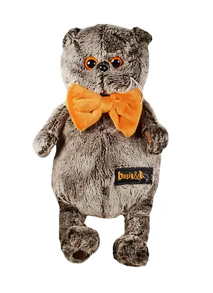 Игрушка мягкая Budi Basa, Басик в рыжем бархатном банте 22см 2496445