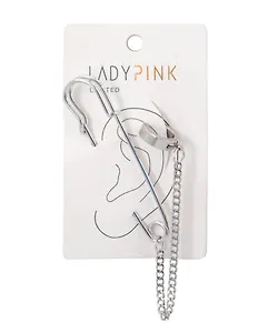 Серьга кафф `LADY PINK` ROCK IT (220273)