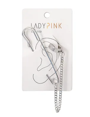 Серьга кафф `LADY PINK` ROCK IT (220273) 3002697