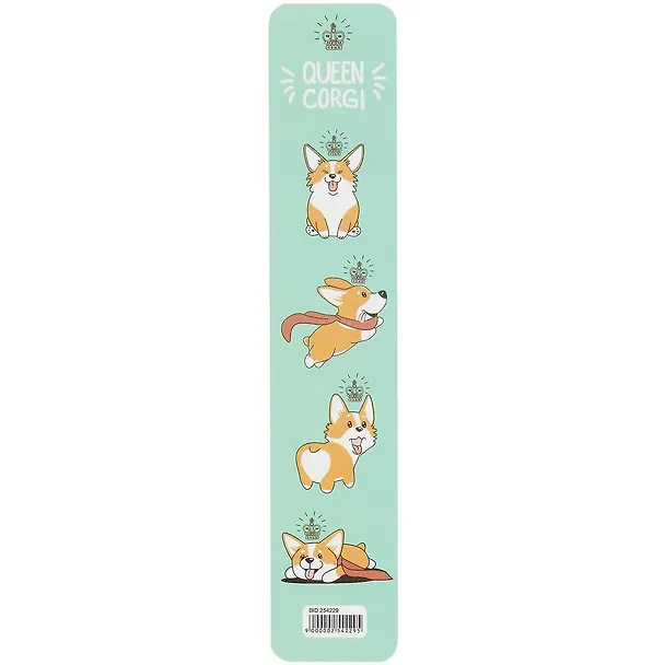 Закладка для книг «Corgi queen», пластик 254229 — 1