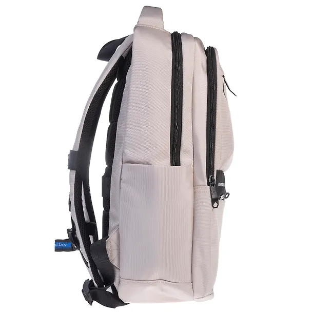 Рюкзак "Light beige" 2 отделения, 43*31*14,5 см, полиэстер, 4 кармана USB-выход 3080342 — 3