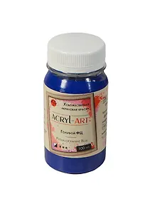 Краска акриловая "Акрил-Арт" голубая ФЦ,100мл,банка, Таир