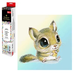 Набор для творчества. Алмазная мозаика Phoenix plus "Маленькая шиншила", 30 х 30 см 3011880