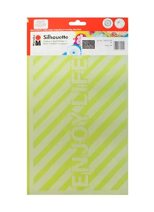 Трафарет-силуэт Marabu 006 Enjoy Life (028800006) (А4) 2418797