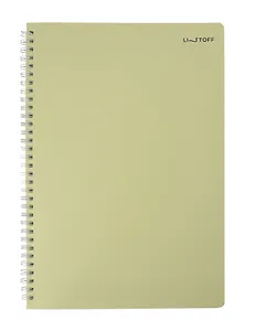 Тетрадь А4 80л кл. "Foliage" пласт.обл., спираль