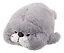 Мягкая игрушка Нерпа с щечками серая (28см) (14-0650-202505-T10) — 3103123 — 3