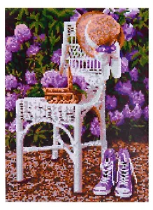 Набор для творчества. Алмазная мозаика "Садовая романтика", 30х40 см