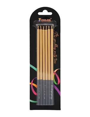 Набор свечей для торта Gold (золото) (6шт) (15см) (12-7color-candle_11) 3106235