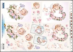 Аппликация бумажная вырубная серии "Морхедс" (G82135) Ангел 2261019