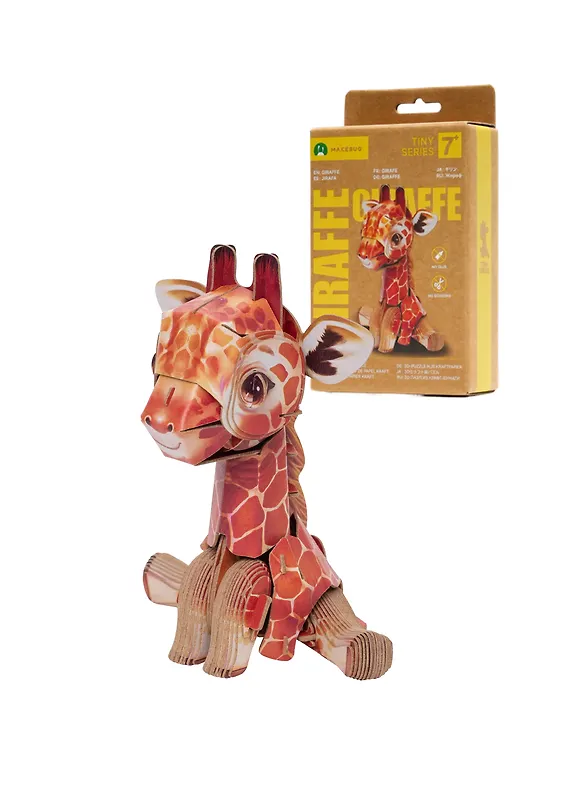 3D пазл Makebug «Жираф мини», линейка Tiny Series. Арт. MB-D-0042 3168771 — 1